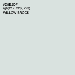 #D9E2DF - Willow Brook Color Image